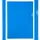Exacompta 10x Pack 10 Aktensichthüllen glattem festem PVC 130μ A4 Blau