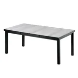 Niehoff Nancer Ausziehtisch 240 x 100 x 76 cm anthrazit/grau