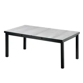 Niehoff Nancer Ausziehtisch 240 x 100 x 76 cm anthrazit/grau