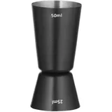 HENDI Barmaß, Messbecher, Doppelmaß: 2,5cl und 5,0cl, ø45x(H)86mm,