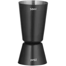 HENDI Barmaß, Messbecher, Doppelmaß: 2,5cl und 5,0cl, ø45x(H)86mm,