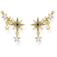 Thomas Sabo Ohrringe Ear Climber Royalty Sterne Gold,