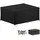 lamuni Gartenmöbel Abdeckung 245 x 165 x 100 cm Schwarz