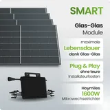 Tepto 1820Wp Balkonkraftwerk Smart mit Hoymiles Mikrowechselrichter
