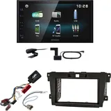 Kenwood DMX-125DAB DAB+ USB Bluetooth MP3 Einbauset für Mazda CX-7