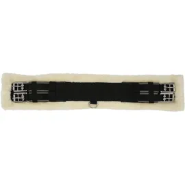 Horse Guard Dressur-Sattelgurt mit imitiertem Lammfell 85 cm beige