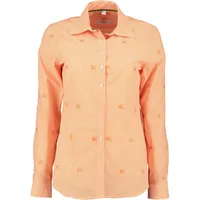 OS-Trachten Trachtenbluse Oloni in orange | Gr.: 46