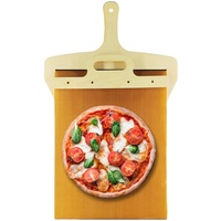 PHASZ Schiebe-Pizzaschieber, Pizzaschieber mit Griff, Pizzaschieber für Innen- und Außenöfen