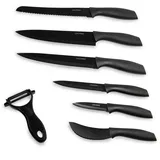 Cecotec Titanium Messerset 7-tlg. Schwarz
