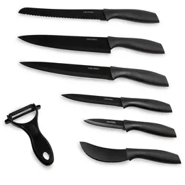 Cecotec Titanium Messerset 7-tlg. Schwarz
