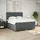 vidaXL Boxspringbett 180 x 200 cm Dunkelgrau