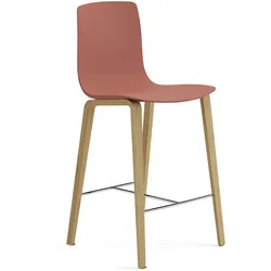 Arper Aava 02 Barhocker, höhe 65 cm, kunststoff, eiche natur / rost #7607