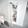 EMCO Asis Module Pure Schrankmodul 73 x 25 cm Alpin-Weiss Glas/MDF