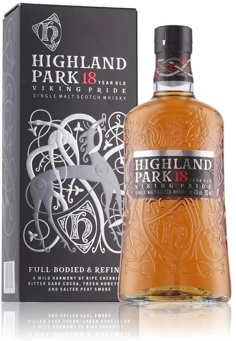 Highland Park 18 Years Viking Pride Whisky 43% Vol. 0,7l in Geschenkbox