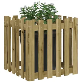 vidaXL Pflanzkübel Latten-Design 60 x 60 x 60 cm Kiefernholz