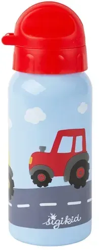 Preisvergleich Produktbild sigikid - Edelstahl Kinder Trinkflasche Traktor, 400 ml