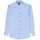 Olymp Businesshemd OLYMP "OLYMP Luxor, modern fit, New Kent mit extra langem Arm", Herren, Gr. 40, Normaler Arm, bleu, 100% Baumwolle, Hemden
