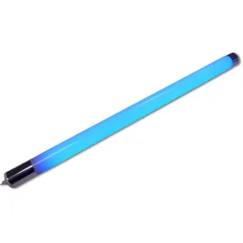 Xenon LED Leuchtröhre matt 12 Volt blau 1,53 m lang Ø 38 mm Stab Lampe, 9735