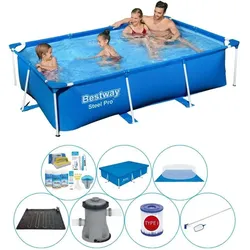 Bestway Steel Pro 259x170x61 cm Rechteckig - Schwimmbadpaket EINHEITSGRÖSSE