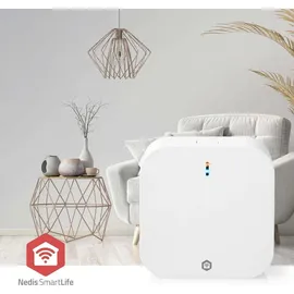 Nedis Gateway | Bluetooth/Wi-Fi/Zigbee 3.0 | 50 Geräte Netzstromversorgung | AndroidTM / IOS | Weiss