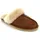 Thies Sheepskin Pantoffel Hausschuh Braun 38