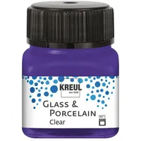 Kreul 16211 - Glass & Porcelain Clear, violett,
