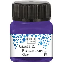 Kreul 16211 - Glass & Porcelain Clear, violett,