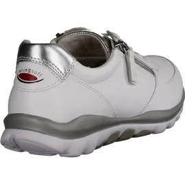 Gabor Damen Low-Top Sneaker, Frauen Halbschuhe 7 - Weiß