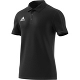 adidas Fußball - Teamsport Textil - Poloshirts, Black/Dark/Grey/White, M,