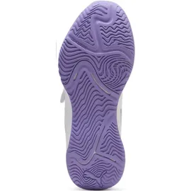 Puma Varion II Hallenschuhe mit Klettverschluss Kinder 04 white/lavender alert 32