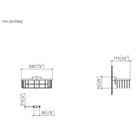 Dornbracht Duschkorb 83290970-08,