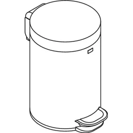 Hewi Abfallbehälter 3 l Schwarz
