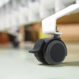 MS Beschläge Möbelrolle aus Polyurethan 50mm Durchmesser 10mm Mit Bremse Stück