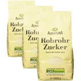 Alnatura Bio Rohrohrzucker, 1kg (Packung mit 3)