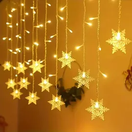 Montegoni Lichtervorhang 2,3 m Kunststoff 2,3 m Warmweiß