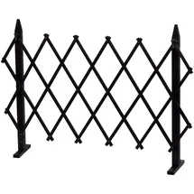 Dobar Faltbares Rankgitter Gr. S 110 x 80 cm Schwarz