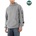 Kapuzenpullover Hellgrau/Schwarz XL