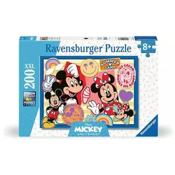 Ravensburger Kinderpuzzle - 12004136 Unterwegs mit Mickey und Minnie - Puzzle  mit 200 Teilen im XXL-Format