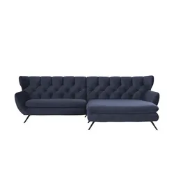 pop Ecksofa  Caldara ¦ blau ¦ Maße (cm): B: 300 H: 94 T: 175