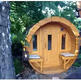Saunafass Fasssauna Sauna Terrassen Saunas Fass Gartensauna 4,5 m