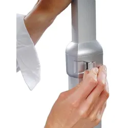 Freistehender Menürahmen Aluminium A4