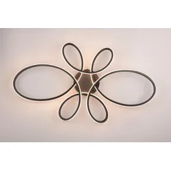Trio T645619132 LED Deckenleuchte FLY | 32W integrierte LED-Quelle | 3900lm | 3000K