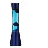 Licht-Erlebnisse Lavalampe Blau G9 30 W mit Kabelschalter, inklusive Leuchtmittel, beruhigend, Lavalampe groß
