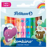 Pelikan Fasermaler combino super 411, 9er Set