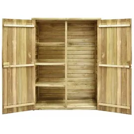 vidaXL Geräteschuppen 1,23 x 0,5 x 1,71 m imprägniert