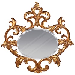Casa Padrino Luxus Barock Spiegel Gold - Prunkvoller Mahagoni Wandspiegel im Barockstil - Garderoben Spiegel - Wohnzimmer Spiegel - Barock Möbel - Edel & Prunkvoll
