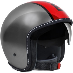 MOMODESIGN Blade Jet helm Alu / rood, rood-zilver, 2XS Voorman