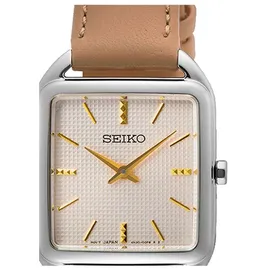 Seiko Quartz SWR089P1 Damenarmbanduhr - Creme