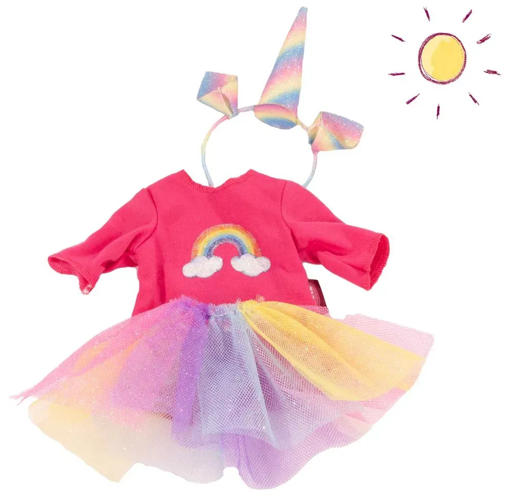 Götz - Kombi Einhorn Rainbow, 30-36 CM