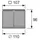 TECE drainpoint S Rostrahmen Edelstahl, 100 x 100 mm, inklusive Designrost quadratum